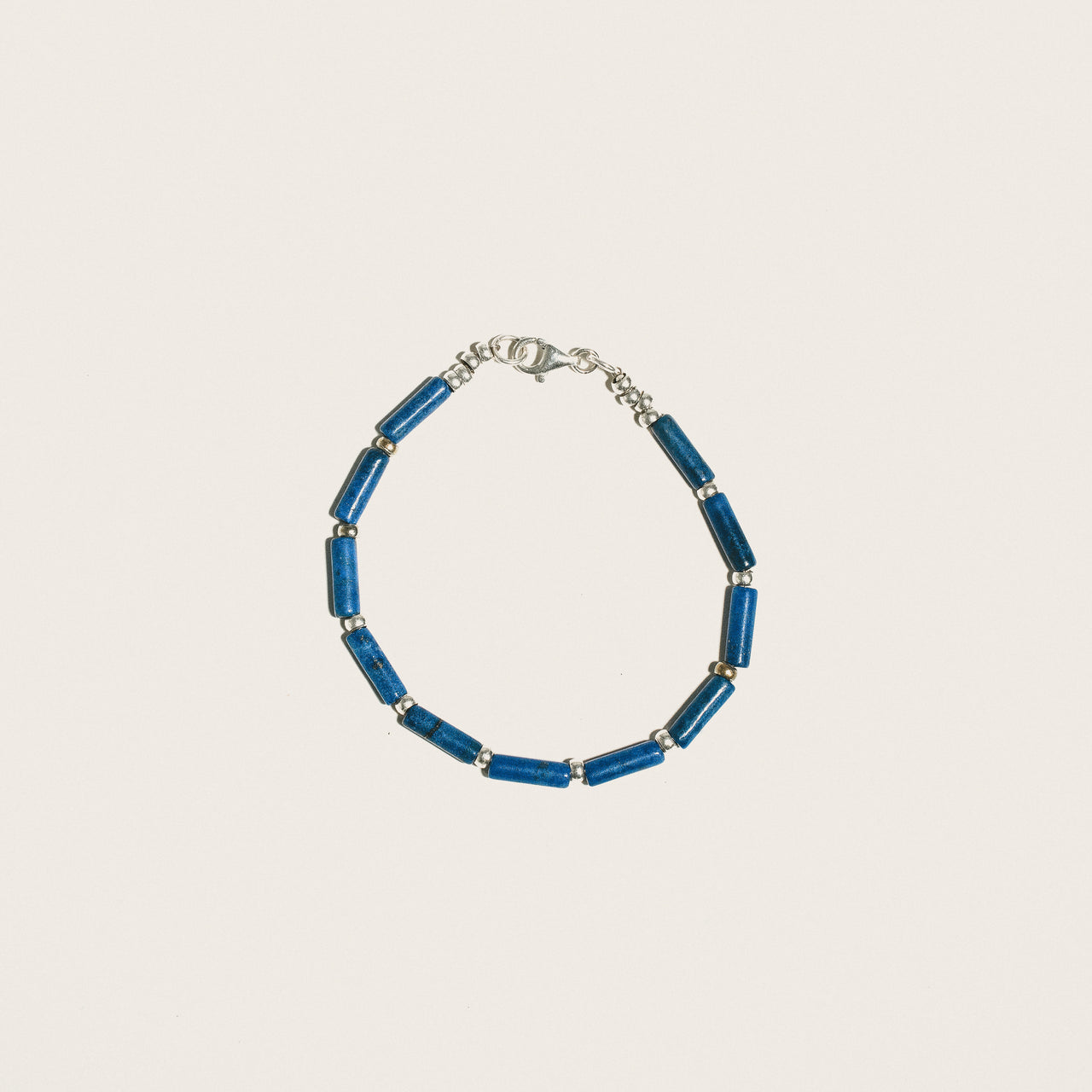 BRACELET LAPISLAZULI WITH SILVER